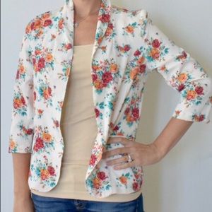 Floral blazer